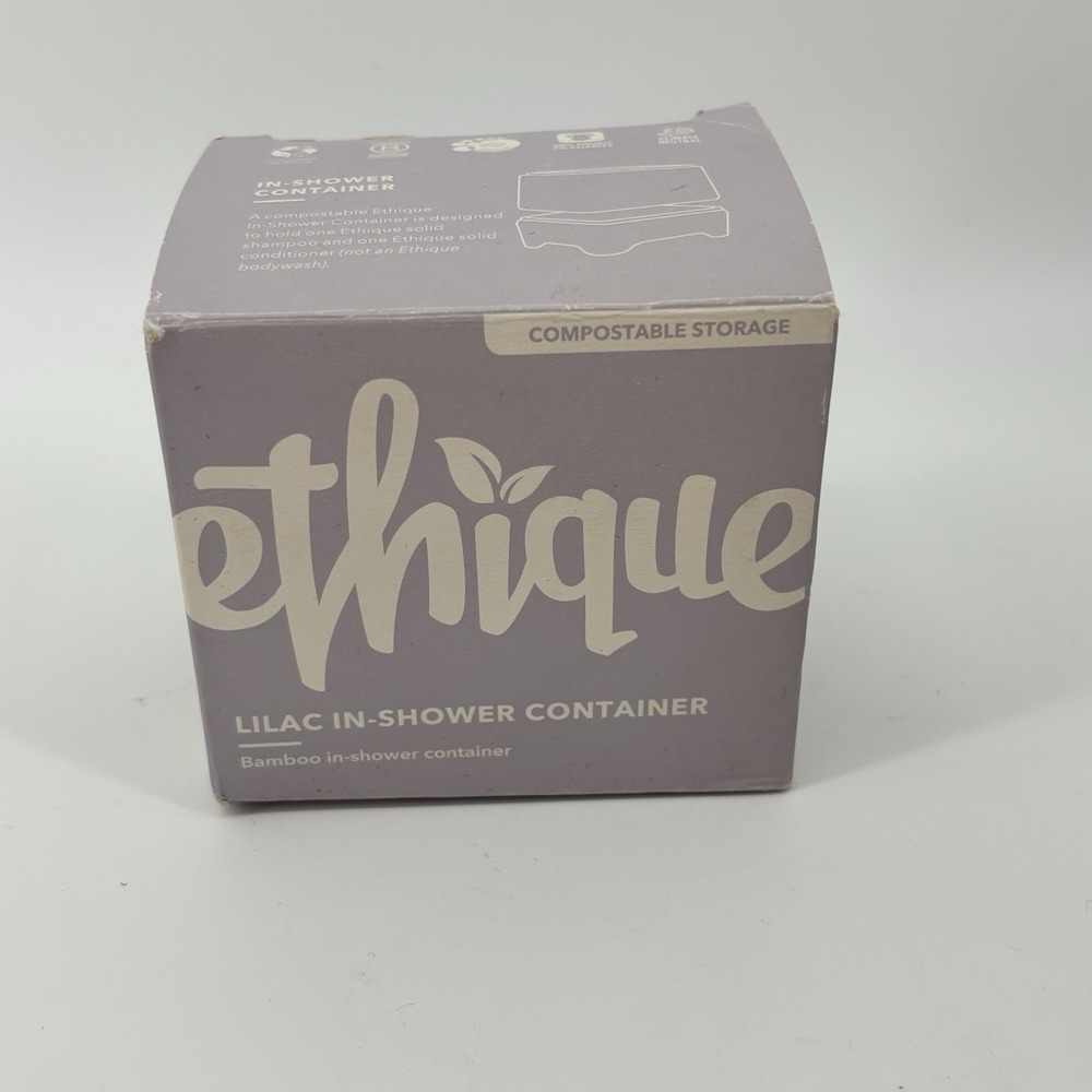 Ethique Purple Lavender Bamboo - Lilac In-Shower Storage Container 1‎ ea